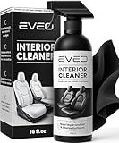 EVEO Tesla Interior Cleaner Spray Kit - (16oz) Tesla Seat Cleaner, Car Interior Cleaner, Tesla Cleaning Kit Interior - Car Leather Cleaner for Black & White Vegan Leather | Tesla Model S3XY - 1 Pack