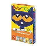 Pete the Cat: Big Reading Adventures: A Box of 5 Groovy Books (My First I Can Read, 337)
