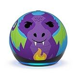 Amazon Echo Dot Kids with Alexa, Designed for kids, with parental controls, Includes 1 Year of Amazon Kids+, Dragon