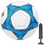 AYANICA Soccer Ball Size 3,4,5 Soft PU for Practice Training Gift Boys Girls Come with Pump and Needle