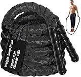 Weighted Jump Rope for Men and Women, 3lb Adult Heavy Skipping Rope, Jumprope for Fitness,Workout Equipment, Fitness Equipment for Home Gym Exercise,Improve Strength and Building Muscle