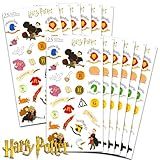 Harry Potter Party Favors for Boys & Girls Bundle ~ 12 Pack Harry Potter Sticker Sheets for Kids Birthday Party Goodie Bags | Harry Potter Party Supplies