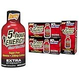 5-hour ENERGY Shots Extra Strength, Berry Flavor, 30 Count, 1.93 Fl Oz, Sugar Free, Zero Calories, Amino Acids and Essential B Vitamins, Dietary Supplement, Feel Alert and Energized, 230 mg Caffeine