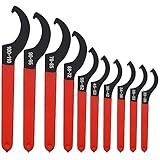 Mdvora 10pcs Coilover Spanner Wrench Set, for Suspension System and Shock Adjustment
