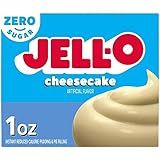 Jell-O Cheesecake Artificially Flavored Zero Sugar Instant Reduced Calorie Pudding & Pie Filling Mix, 1 oz. Box