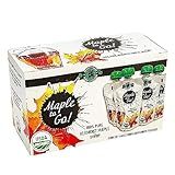 Maple to Go! - Pure Organic Vermont Maple Syrup Packets - Small Maple Syrup Bottles with Resealable Twist Cap| Ideal for Hiking, Camping, Traveling and Kitchen Use - Pack of 4