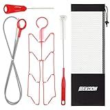 Feekoon Reservoir Hydration Bladder Cleaning Kit, Water Bladders Cleaner Set Includes Brushes, Drying Collapsible Frame and Carrying Bag, Water Reservoir Cleaning Tools for Hydration Backpack(1 Set)