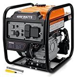 Oxseryn 4000W Portable Inverter Generator, Open Frame Generators for Camping, RV Ready 30A Outlet, Emergency Home Backup, Gas Powered