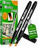 Counterfeit Money Detector Pen (2 Counterfeit Pens) - Detect Fake Bills