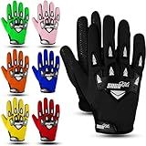 SAGA SPORTS Youth Motocross Gloves – Pro-Grade Protection for Dirt Bike & BMX Riders | High-Performance Gear for Boys & Girls | Built for Future Champions