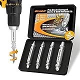 Alden 8440P Pro Grabit Broken Bolt and Damaged Screw Extractor 4 Piece Kit - Made in The USA