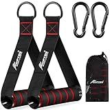 HPYGN Exercise Handles, Replacement Fitness Equipment for Pilates,Yoga,Strength Trainer, Heavy Duty Comfortable Cable Handle Compatible With High Bearing Capacity Pulley Handles, Pull Down Home Gym