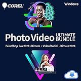 Corel Photo Video Ultimate Bundle 2023 | PaintShop Pro 2023 Ultimate and VideoStudio Ultimate 2023 | Powerful Photo and Video Editing Software [PC Download]