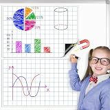 PraxiKidy Magnetic Graph Grid Paper,21.3" x 16.5" Dry Erase Chart Paper