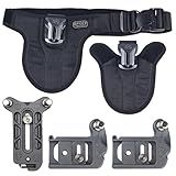 SPIDER HOLSTER – SpiderPro Mirrorless Dual Camera System v2 for Carrying TWO Professional Cameras and Heavy Gear Featuring Belt with Built-In Self-Locking Camera Holsters for Quick-Draw Camera Access