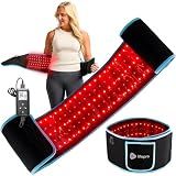 Lifepro Red Light Therapy Belt – Infrared Red Light Therapy for Body, Back and Shoulder - 660nm & 850nm Near Infrared Heating Pad – Adjustable & Portable for Wellness & Relaxation