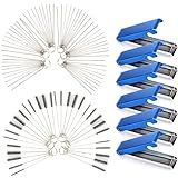 Mudder Set of 9 Carburetor Cleaning Kit Carburetor Carbon Dirt Jet Remove Cleaner Torch Tip Cleaner Tool Cleaning Wire Needles and Nylon Brushes for Motorcycle Moped Welder Carb Spray Gun