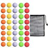 Bac-kitchen 40 Pack Foam Golf Practice Balls - Realistic Feel and Limited Flight Training Balls for Indoor or Outdoor