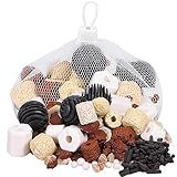 DaToo Aquarium Filter Media 12 Species Bio Balls Ceramic Rings Activated Carbon Filter Media Kit with Free Mesh Bag for Fish Tank Pond Canister Filter