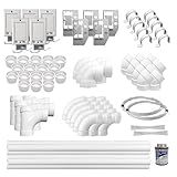 Central Vac Electric Installation Kit (5), 130 ft. of Pipe