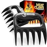 Mountain Grillers Meat Claws - Pulled Pork Claws and Meat Shredder - Grilling Claws BBQ Tools for Meat Shredding - Meat Pulling Claws for Barbecue, Smoker, and Grill Bear Claws - Pack of 2, Black