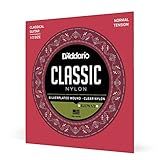 D'Addario Student Nylon Classical Guitar Strings, EJ27N, Guitalele, Normal Tension, 1/2 Size, 6-String Set, Pack of 1
