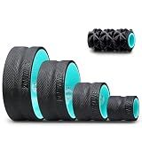 5 Pack Back Roller- Yoga Wheel for Back Pain Reliefn & Stretching, Back Wheel for Deep Tissue Massage, Foam Roller for Physical Therapy & Exercise