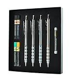 Pentel Arts GraphGear 1000 Mechanical Pencil Premium Gift Set with Refill Leads & Erasers (PG1000BXSET)