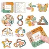Sensory Strips for Anxiety Calming Stickers, 36Pcs 2 Textured for Mood Calming, Breathing Mindfulness Fidget Sticker for Adult Teen, Anxiety Relief at Office & Classroom Desk