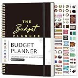 Budget Planner - Monthly Budget Book Undated with Expense & Bill Tracker - Undated 12 Month Financial Planner/Account Book calendar organizer to Take Control of Your Money