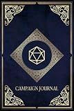 Campaign Journal: D&D and TTRPG Player Notebook with Character and Session Notes for Role Playing Games