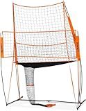 Bownet Sports Volleyball Practice Station, Orange, 8' x 11' (Bow-VB Practice Net)
