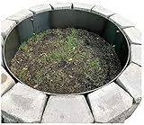 Fire Pit Ring Brick Liner 37" Diameter x 12" Deep 12 Ga Steel. Higley Welding not Painted