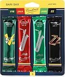 Vandoren SRMIXB3 Jazz Mix Card; Bari Sax Strength 3