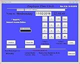 Small Business Employee Time Clock Software, MULTIPLE PC Access license on a Network, | *NO MONTHLY FEES* | Up to 100 Employees | (Windows 11,10, 8, 7 & Server 2022, 2019, 2016)