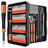 STREBITO Precision Screwdriver Set 64 in 1 Small Screwdriver Set with Torx, Triwing, Pentalobe Star, Mini Repair Tool Kit for Computer, PC, Laptop, Phone, PS5, XBOX, Switch, Eyeglasses, Electronic