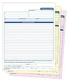 Adams Contractor’s Invoice Book, 3-Part, 50 Sets per Book, 50 Pages (ABFTC8122)
