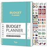 Budget Planner - Monthly Budget Book with Expense Tracker Notebook, Undated Bill Organizer & Finance Planner to Take Control of Your Money, 2025-2026 Account Book to Manage Your Finances-Blue