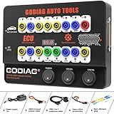 GODIAG GT100 Automotive Tools OBD II Breakout Box ECU Connector with OBD Main Line & Multi-Function Jumper for Check Engine, Support LED Indicator and Lookup