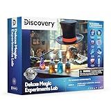 Discovery™ Magic Science Lab – 72 STEM Experiments for Kids| Reactions, Illusions, Crystals, Slime & Light Tricks| DIY Chemistry Project Kit| Educational Learning Toy| Physics Activity Set Ages 8+