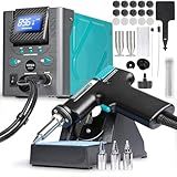 YIHUA 948D-I Desoldering Station 110W High Performance ESD-Safe with Temperature Control 716-896°F Adjustable, 3 Pre-set Channels, °C/°F Conversion, Auto Stand-by, Sleep Mode