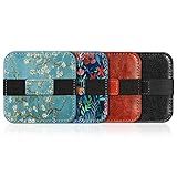 Fintie Screen Cleaning Pad, [4 Pack] Soft Cloth Wipes Screen Cleaner with Elastic Strap for iPad, iPhone, MacBook, Tablets, Laptop (Blossom)