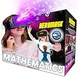 Heromask Educational VR Headset for Kids 5-12, Math Games, Phone Powered