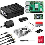 SANOOV Raspberry Pi 5 Kit 8GB RAM with Active Cooler and Pi 5 27W 5.1V5A Power Supply, RPi 5 8GB Single Board ABS Case 2 HD Out 4K Cables 64GB Card Reader & Adapter and Screwdriver User Manual