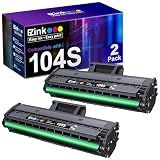 E-Z Ink Compatible Toner Cartridge Replacement for Samsung 104 104S MLT-D104S to use with ML-1660 ML-1661 ML-1667 ML-1665 ML-1675 ML-1666 ML-1865 ML-1865W SCX-3205W Printer (Black, 2 Pack)