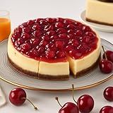 Andy Anand Luxurious 9" Gluten Free Cherry Cheesecake, Freshly Baked with Real California Cream Cheese | No Preservatives | Divine Gourmet Gift for Birthdays, Holidays & Special Occasions (3.4 lbs)