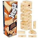 Official Hasbro Games Jenga Game | Digital Die for 6 More Ways to Play | Original Wood Block Game | Stacking Tower | Ages 6+ | 1+ Players | Party Games