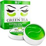 Under Eye Patches for Puffy Eyes, Dark Circles, Undereye Bags - Green Tea Skincare Treatment Mask for Wrinkles, Puffiness Reducer - Hyaluronic Acid, Collagen,Caffeine - Gifts for Women & Men - 60 Pads