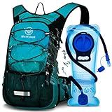 Mothybot Hydration Pack, Insulated Hydration Backpack with 2L BPA Free Water Bladder and Storage, Hiking Backpack for Men, Women, Kids for Running, Cycling, Camping - Keep Liquid Cool up to 5 Hours