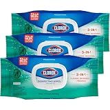 Clorox Disinfecting Wipes, Fresh Scent, 75 Count, 3 Pack